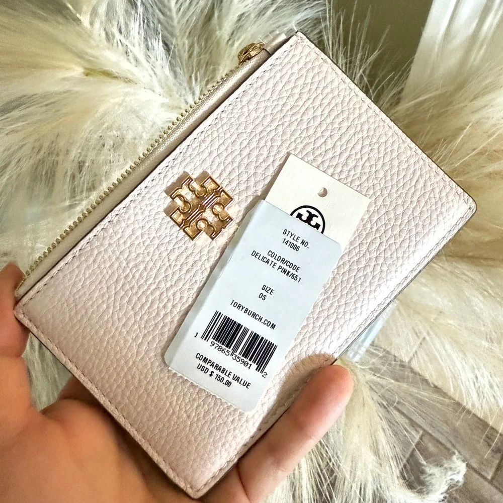 Tory Burch Light Pink Leather Wallet